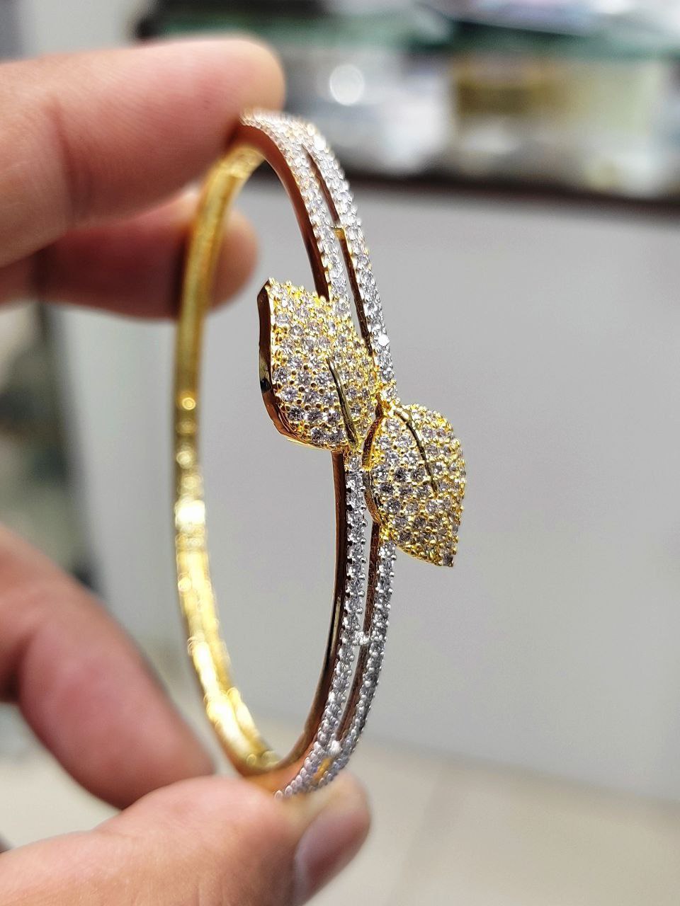 Premium delicate handcrafted American Diamond bracelet