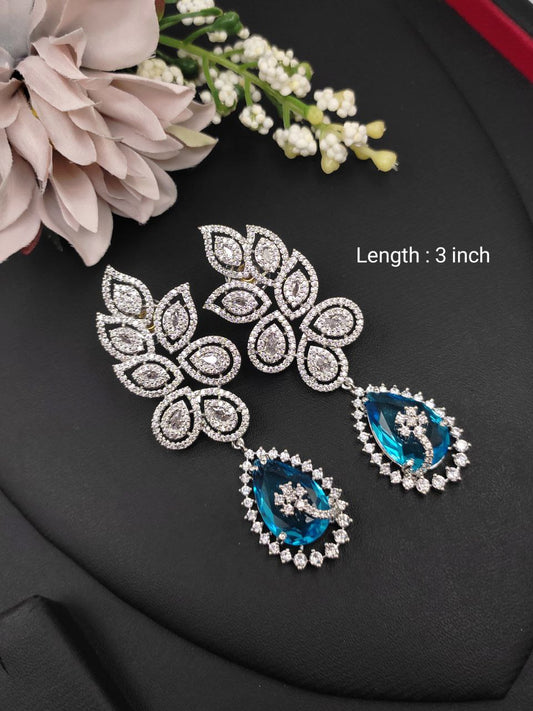 Veshakart Premium American Diamond Handcrafted Earrings