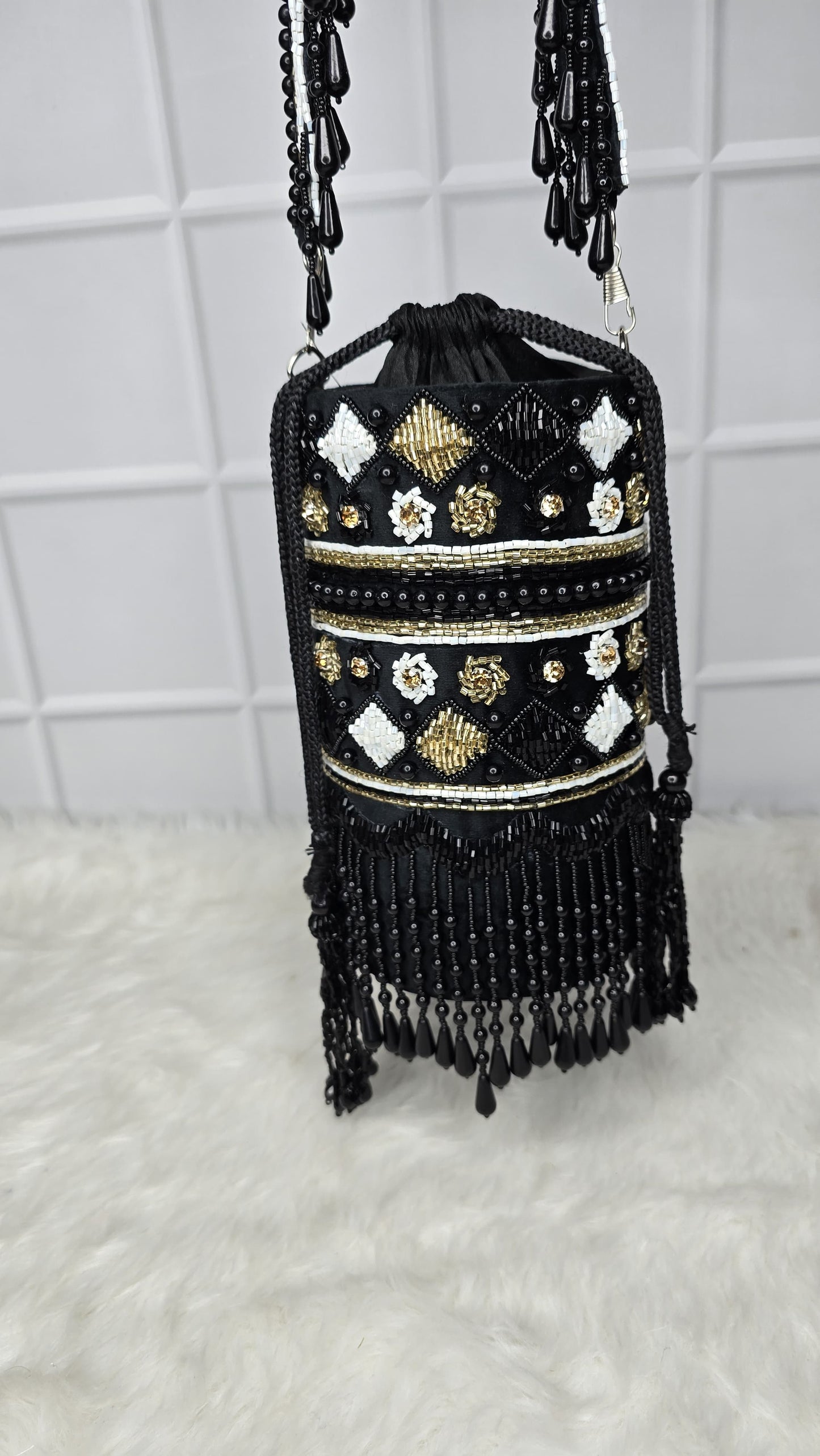 Veshakart Handmade Luxurious Designer Opulence bucket potli bag