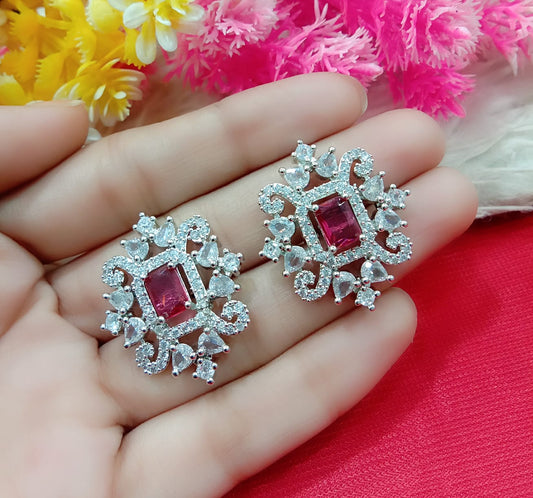 Premium American Diamond Handcrafted Earrings