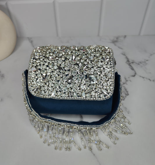 Veshakart Handmade Luxurious Designer Mini Crystal Bag