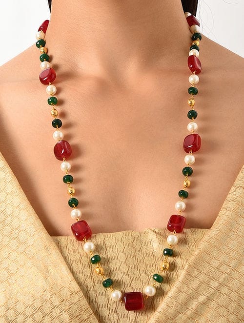 Veshakart Premium Handcrafted Natural Stone Choker Set