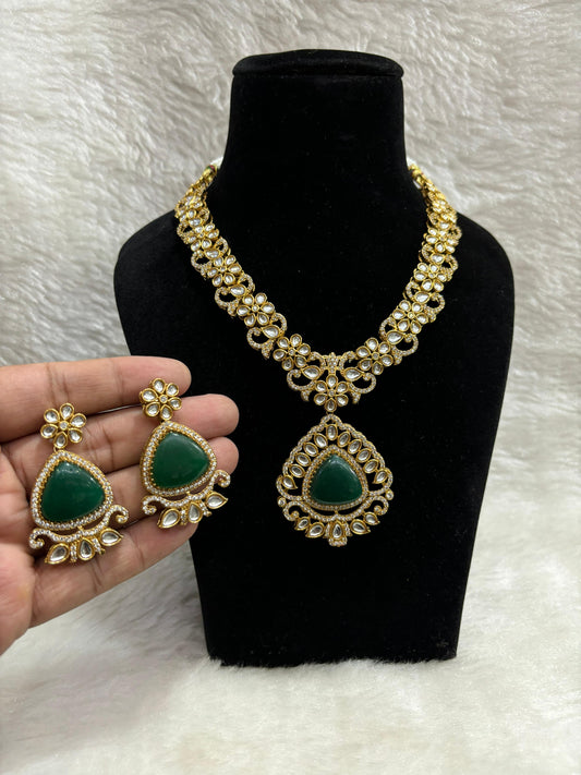 Veshakart Handcrafted Kundan Necklace Set