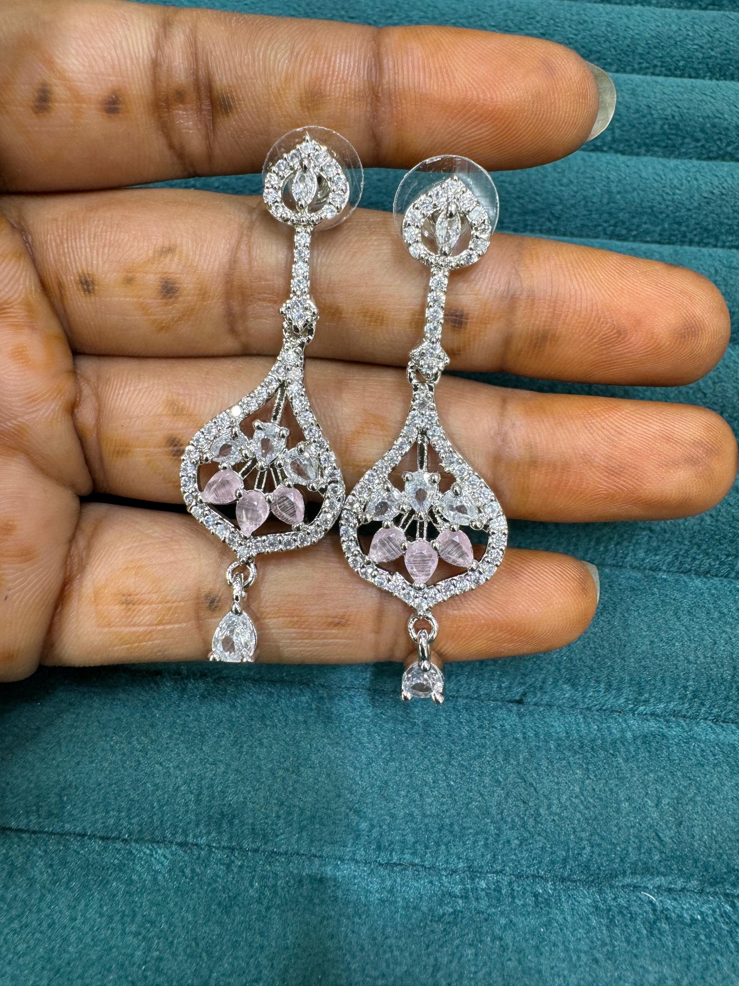 Premium American Diamond Handcrafted Earrings