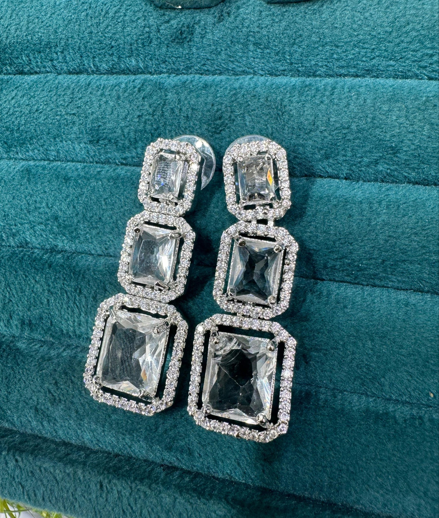 Premium American Diamond Handcrafted Earrings