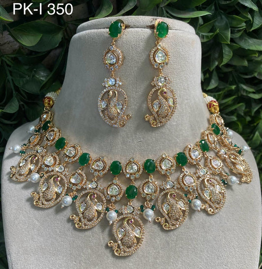 Veshakart Premium Handcrafted Kundan Necklace Set