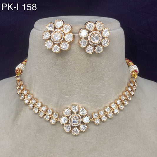 Veshakart Premium Handcrafted Kundan Necklace Set