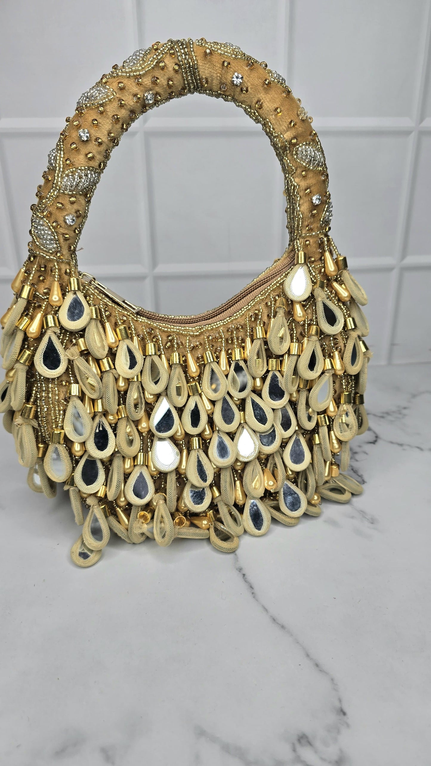 Veshakart Handmade Luxurious hot selling mirror batua bags