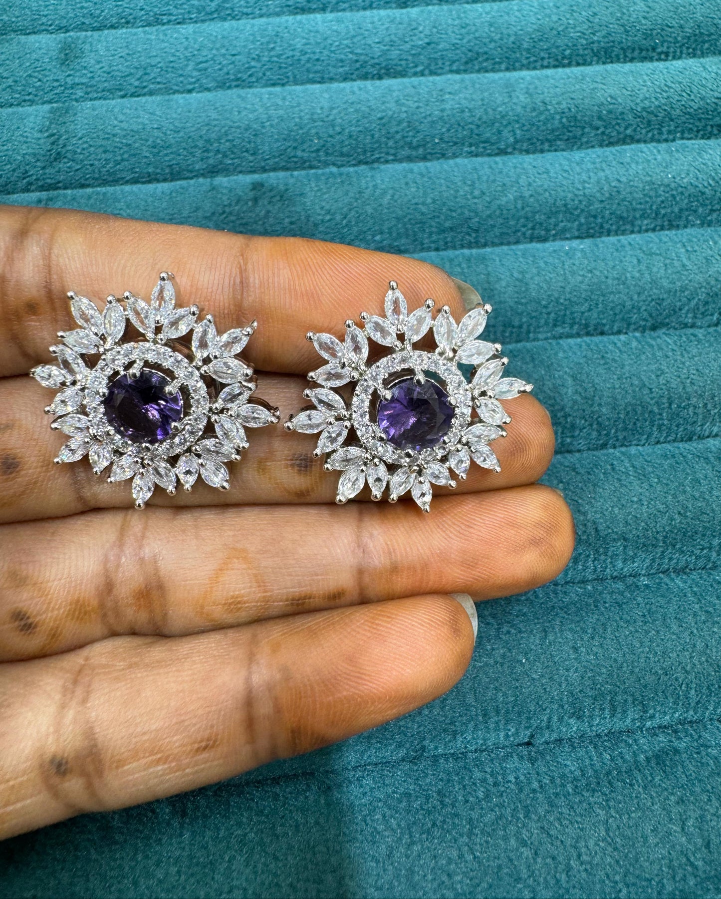 Premium American Diamond Handcrafted Earrings