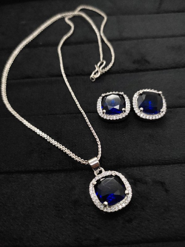 Premium quality CZ Pendant set