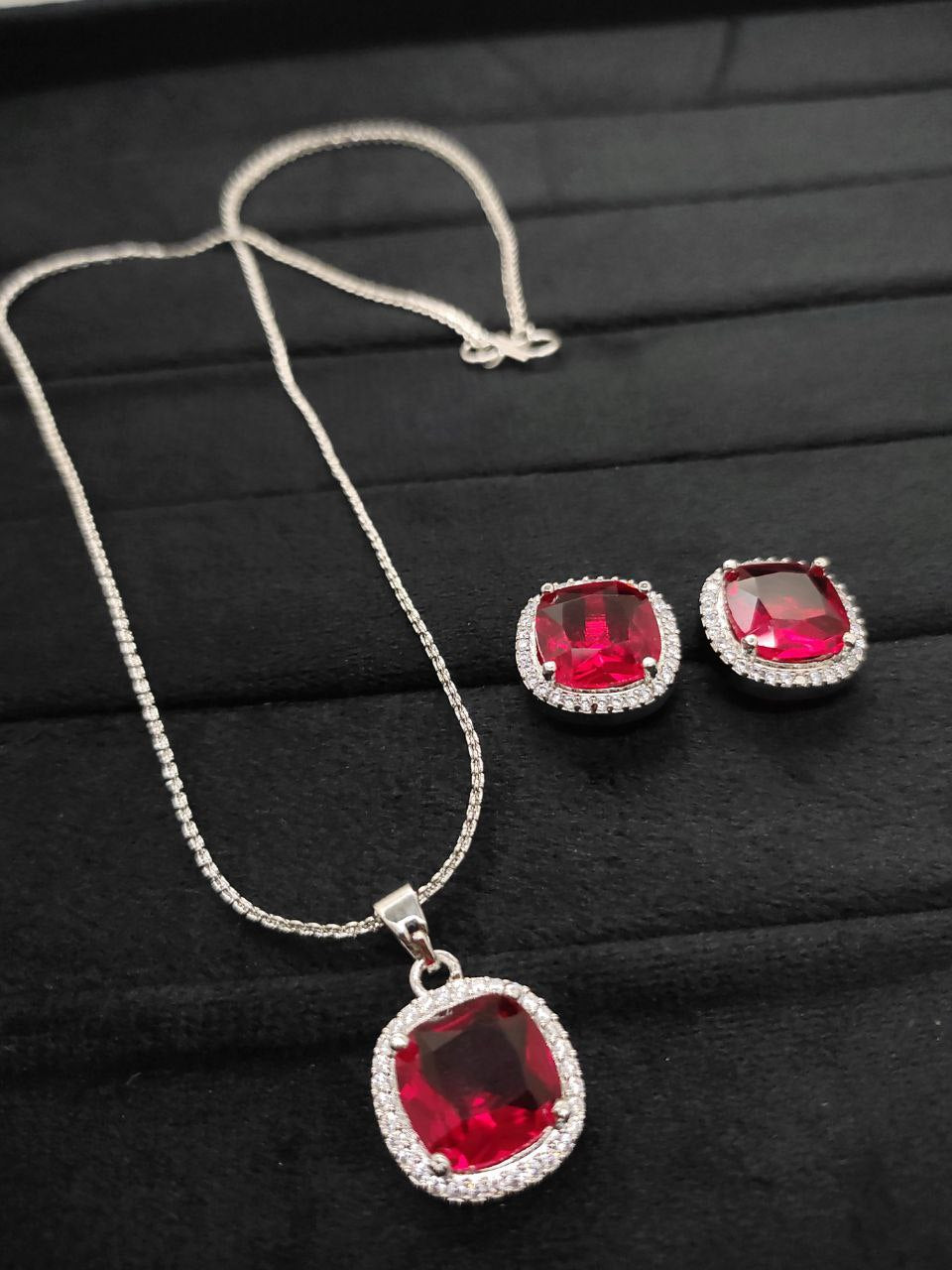 Premium quality CZ Pendant set