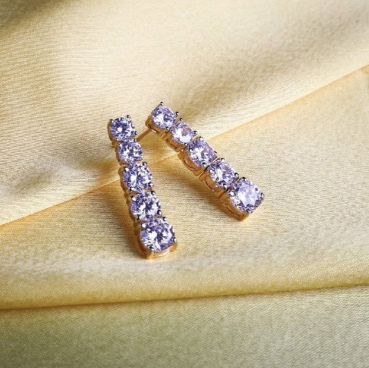 Premium quality anti tarnish cz studs