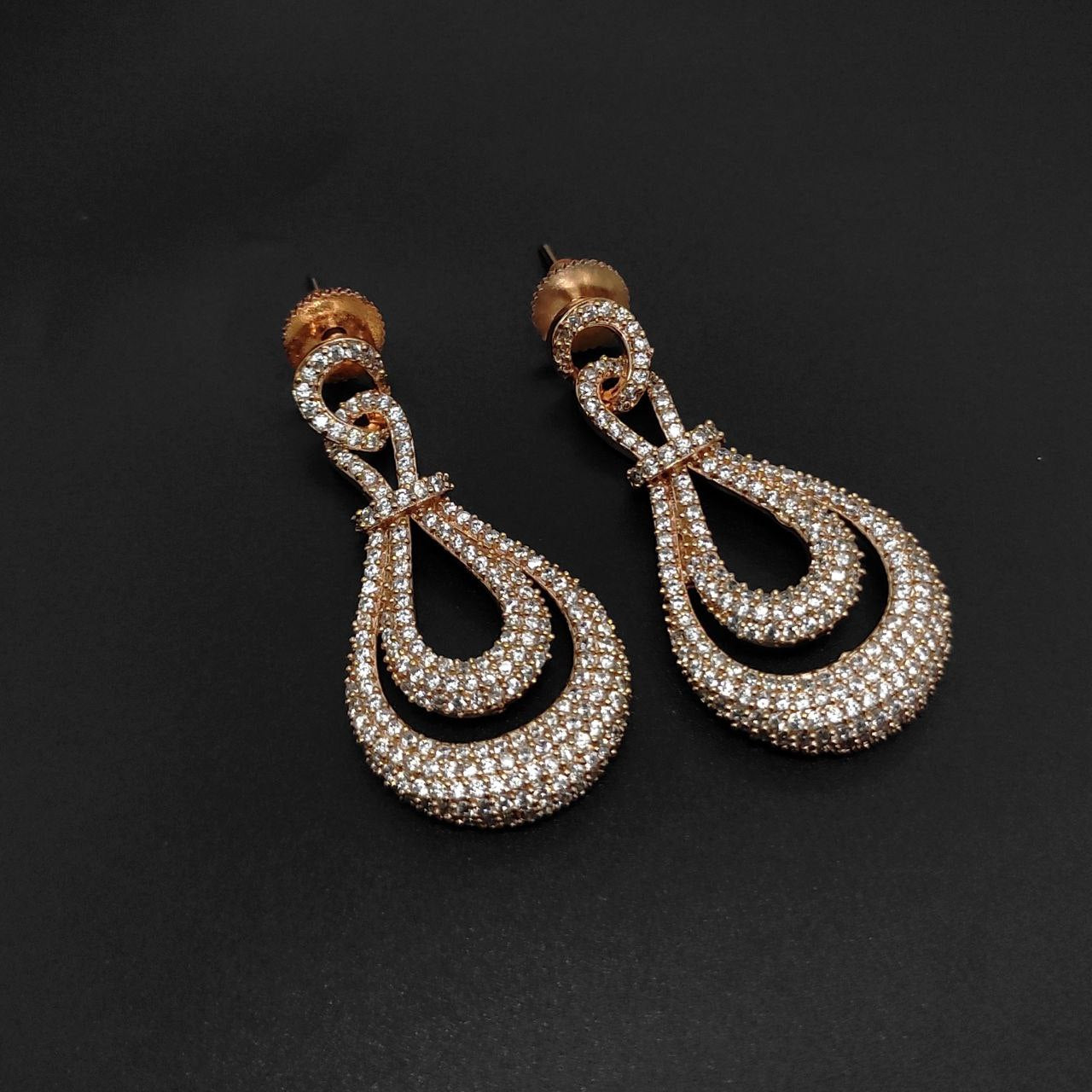 Premium American Diamond Handcrafted Earrings