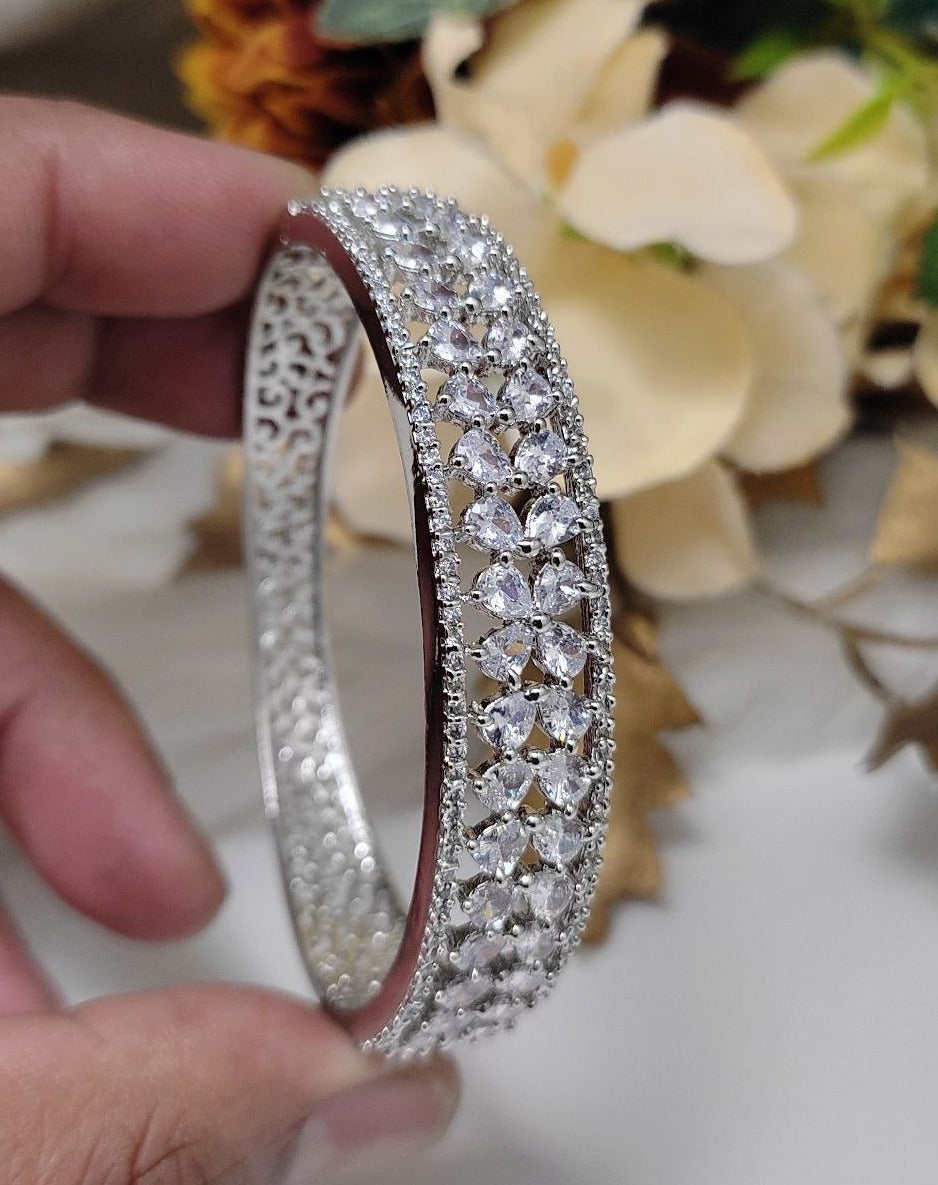 Premium delicate handcrafted anti tarnish American Diamond bracelet