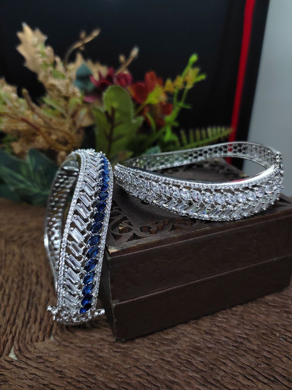 Premium delicate handcrafted anti tarnish American Diamond bracelet (Copy)